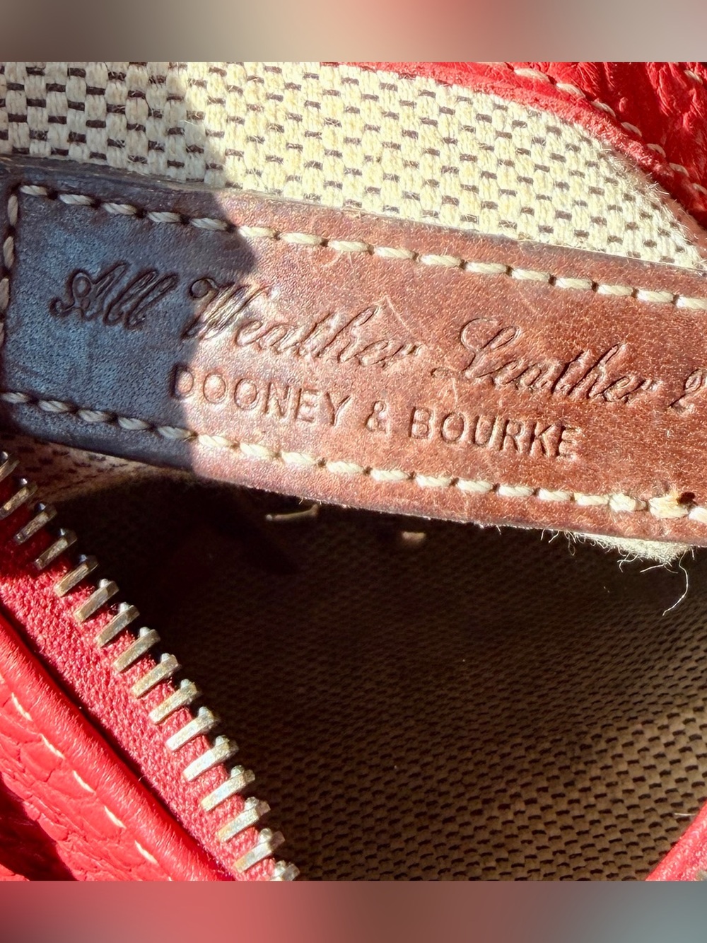 Vintage Dooney & Bourke Red
Pebble Leather Shoulder Bag - Picture 5 of 7